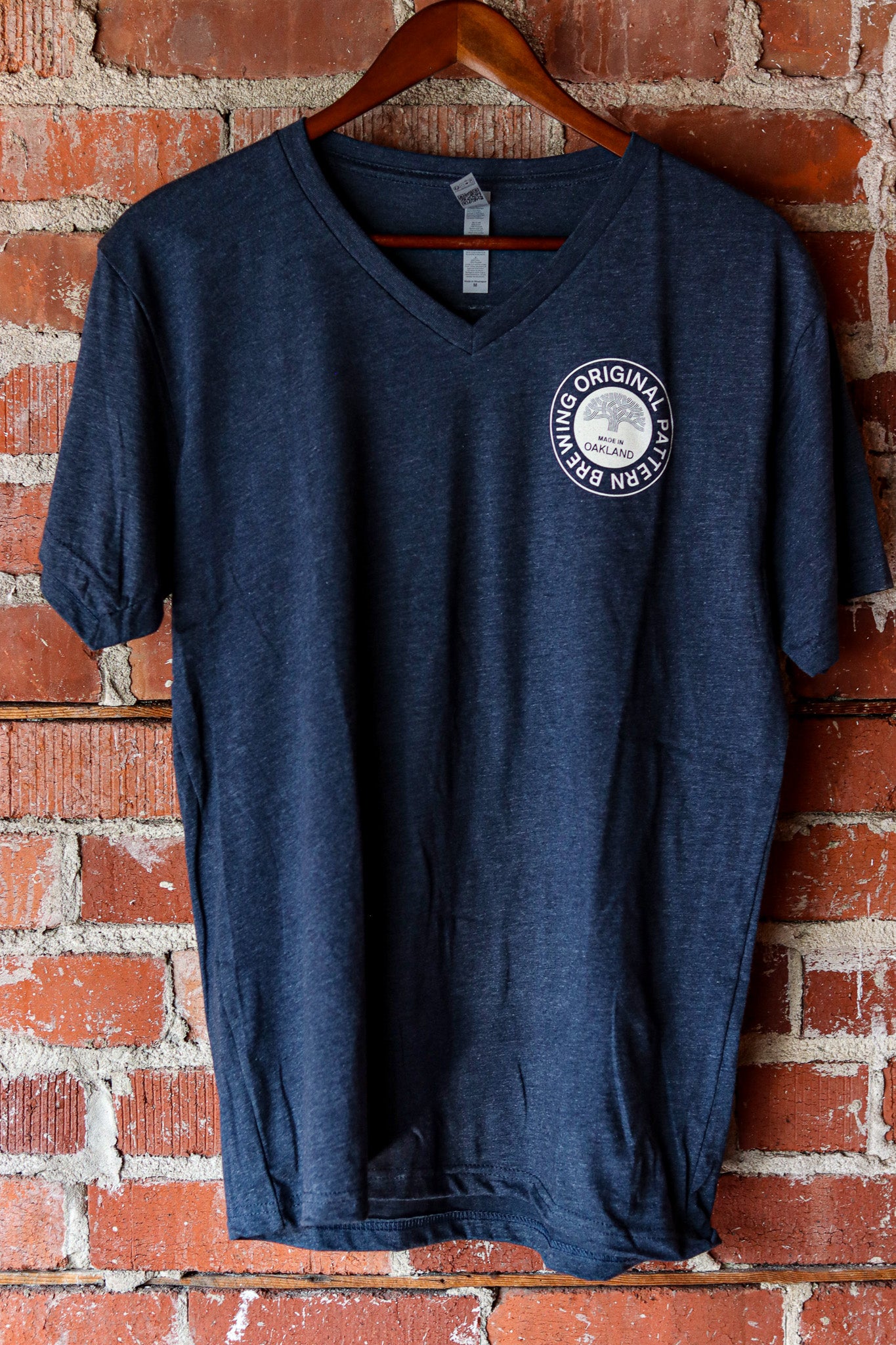 Short Sleeve V-Neck Shirt (BLUE)