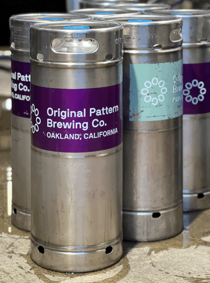 Keg (5 gallon). MUST BE PICKED UP AT TAPROOM. Prices vary; $100 refundable deposit included (tap not included, please inquire separately for availibity)