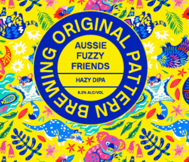 Aussie Fuzzy Friends DOUBLE HAZY IPA (PICK UP)