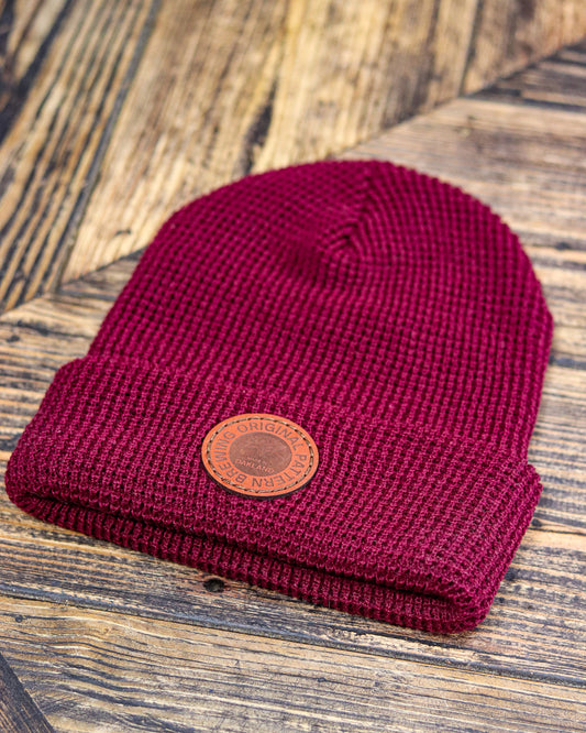 Beanie - Tree (Burgundy)